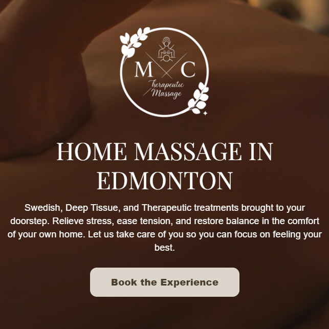 MC Therapeutic Massage homepage